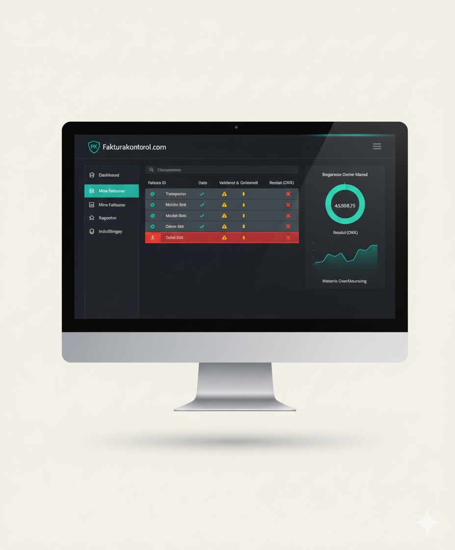 Fakturakontrol Dashboard